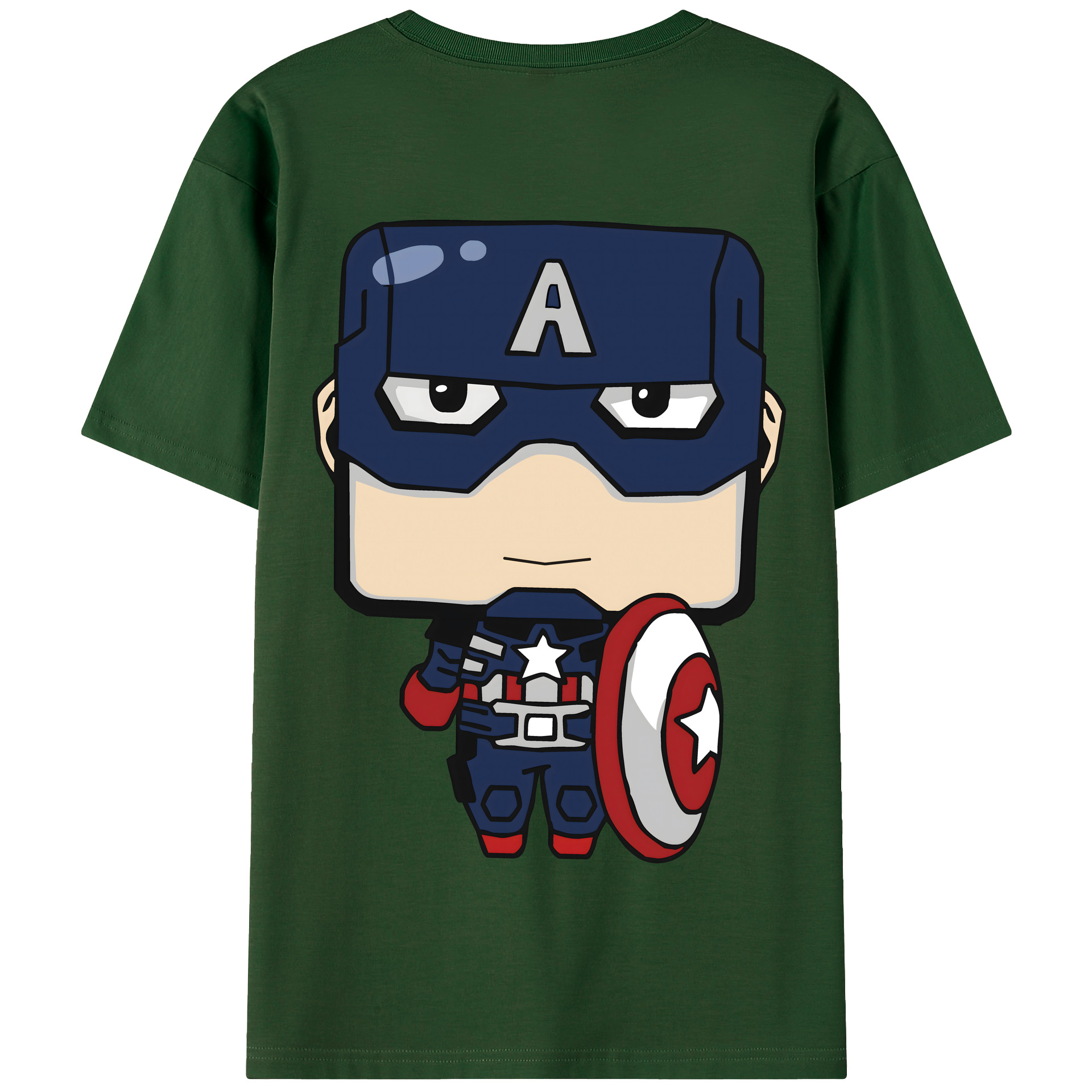 （画像用） アベンジャーズ The Avengers 綿100％半袖Tシャツ（背面プリント）